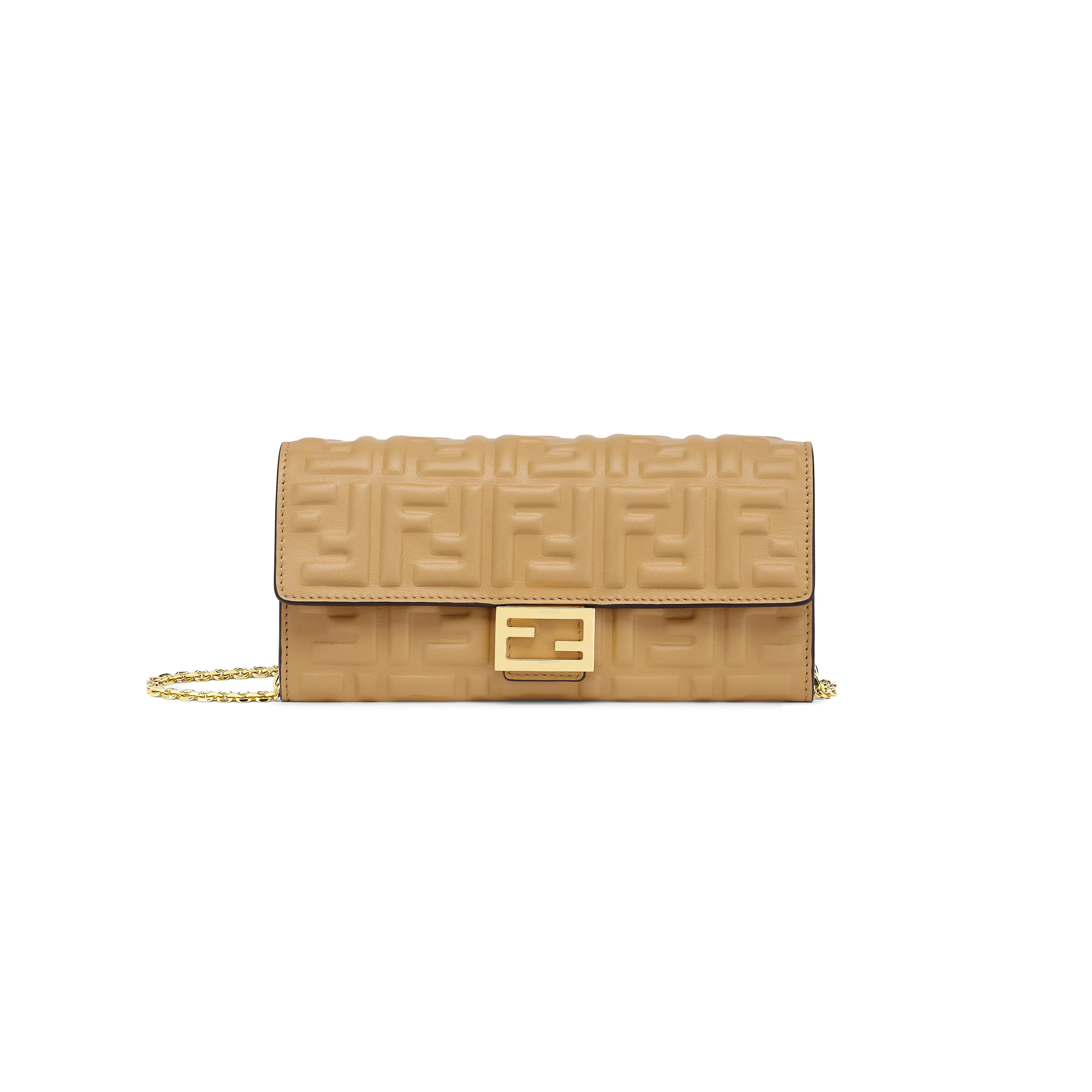 FENDI BAGUETTE CONTINENTAL WITH CHAIN 8M0365 (19*9*1cm)